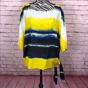 MICHAEL Michael Kors Side Tie Top Sz 2X